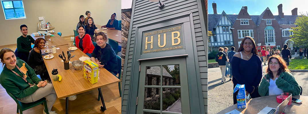 Collage of photos from The HUB